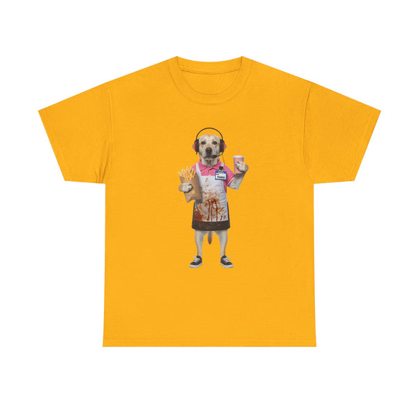 Fast Food Worker Dog - Pets With Day Jobs Unisex T-Shirt
