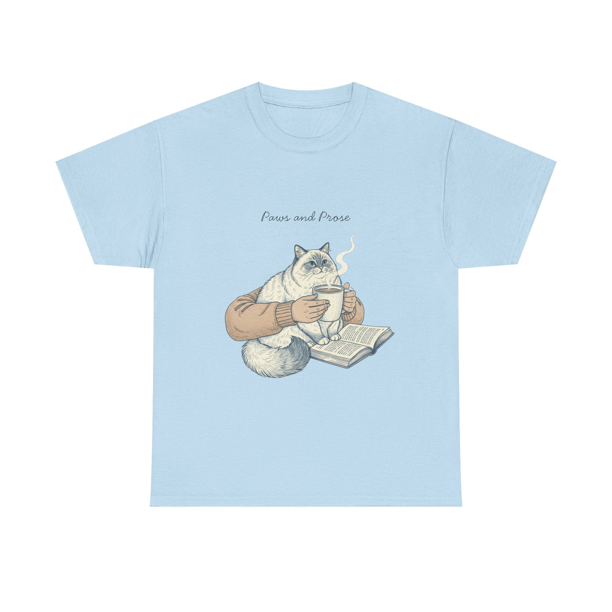 Paws And Prose Cat - Unisex T-shirt