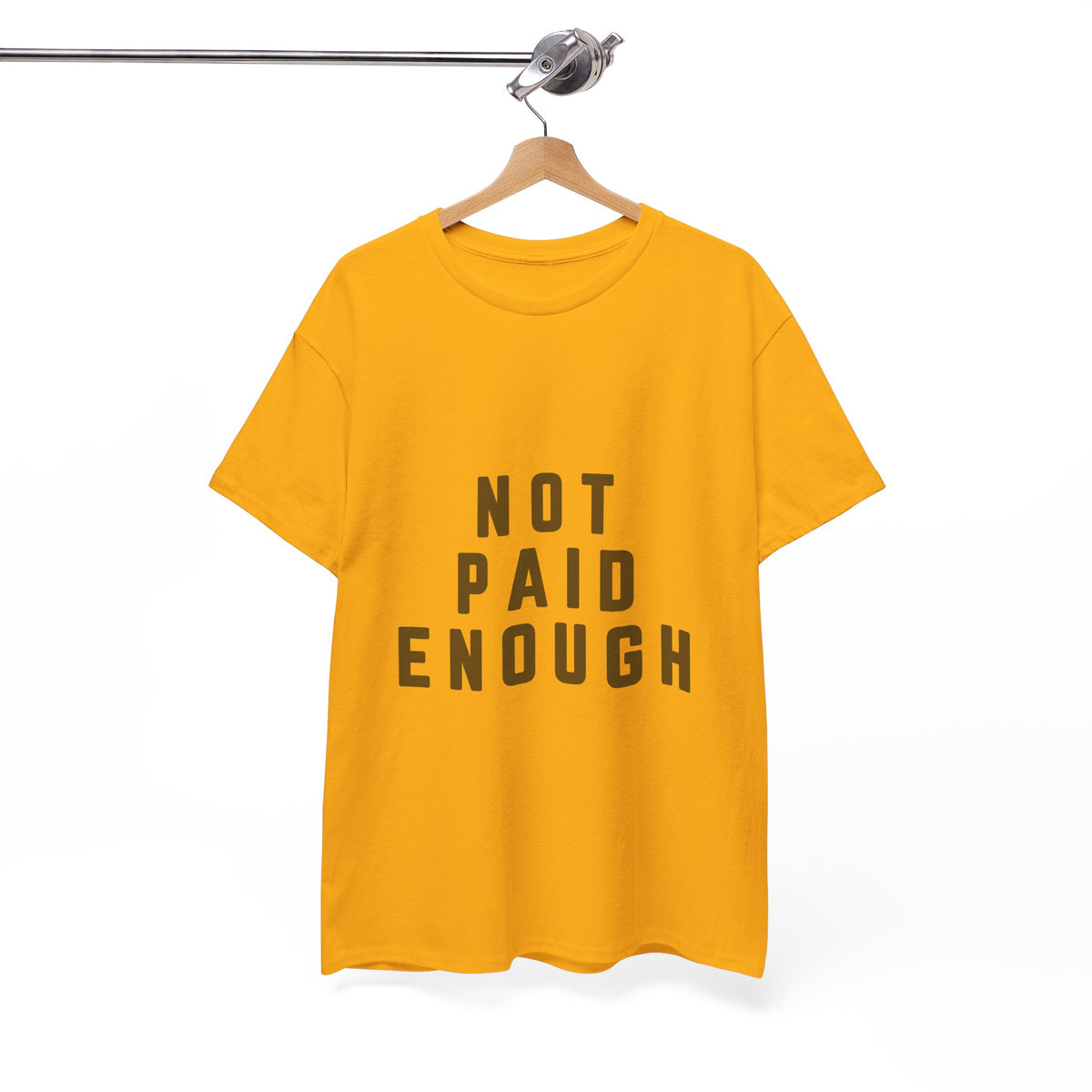 Not Paid Enough T-Shirt for Burnt-Out Office People by Electrik Land.