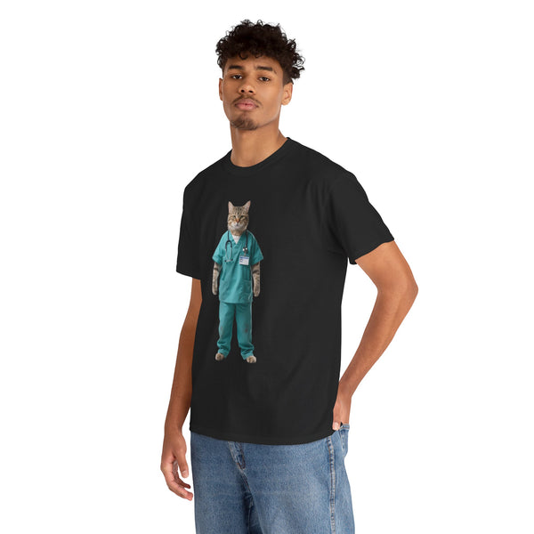 Medical Worker Cat - Pets With Day Jobs Unisex T-Shirt