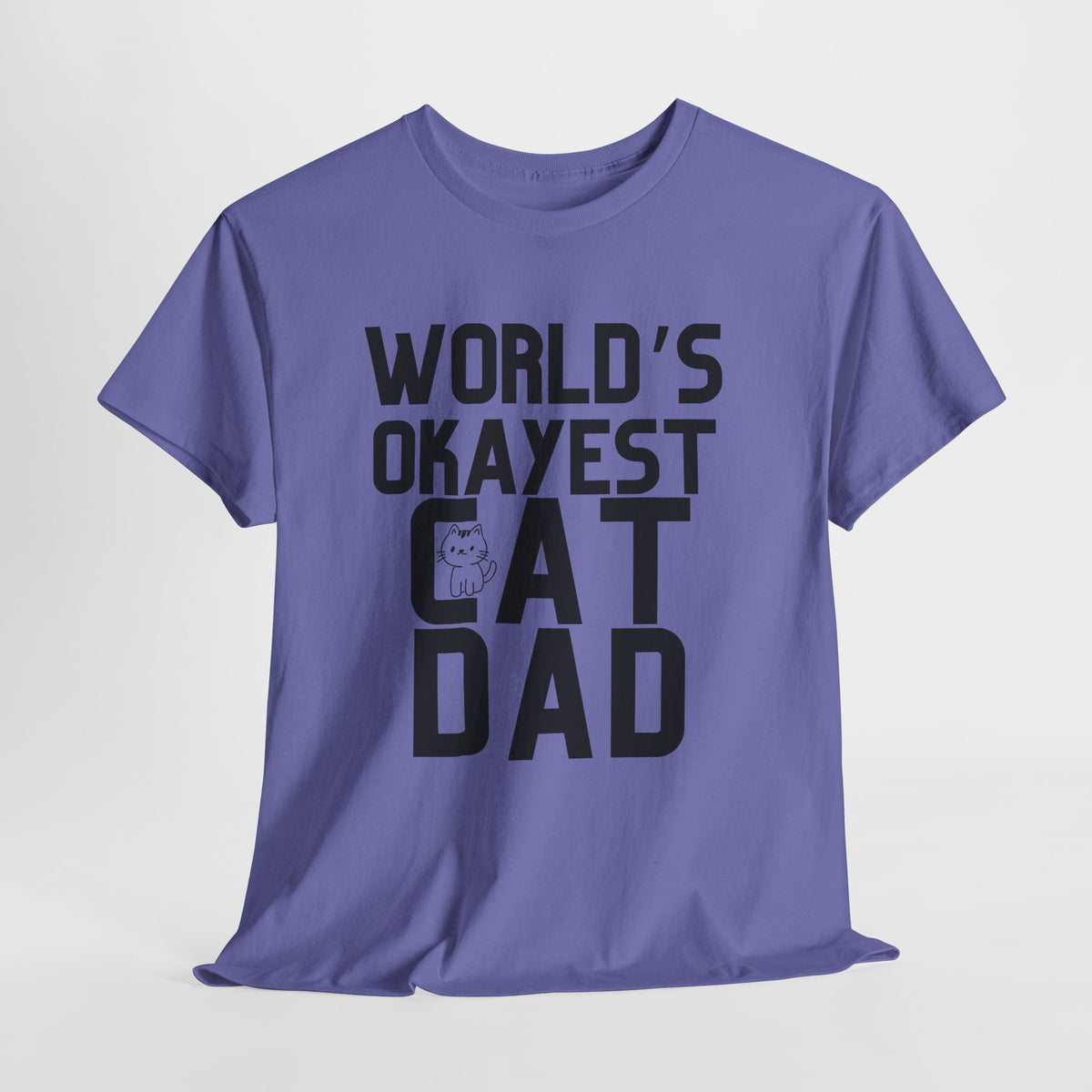 World's Okayest Cat Dad - Unisex T-shirt