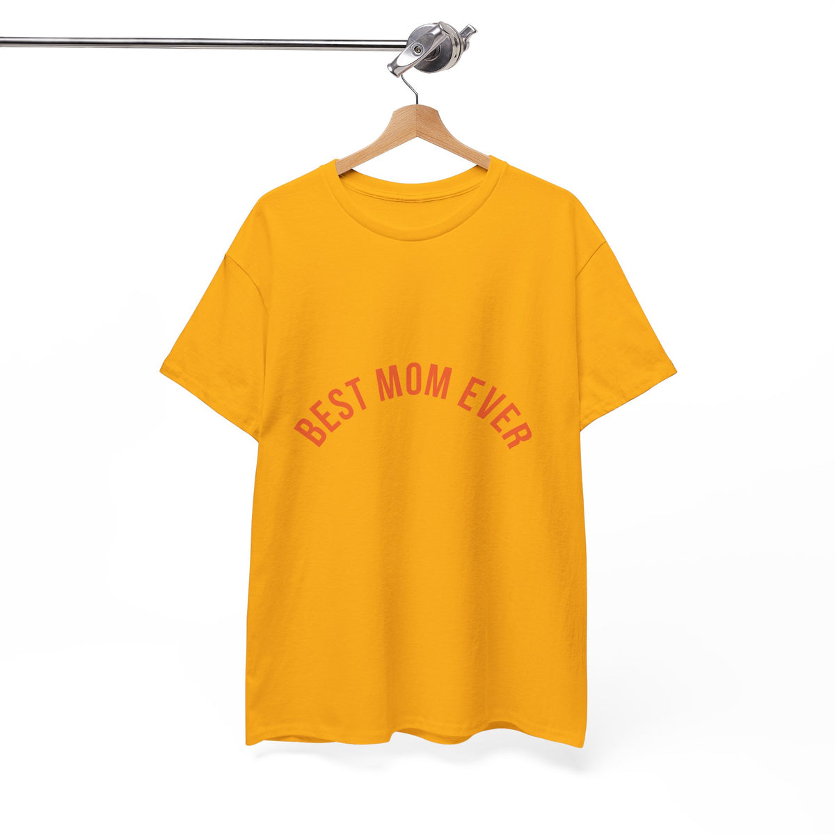 Best Mom Ever – Minimalist Block Font T-Shirt by Electrik Land