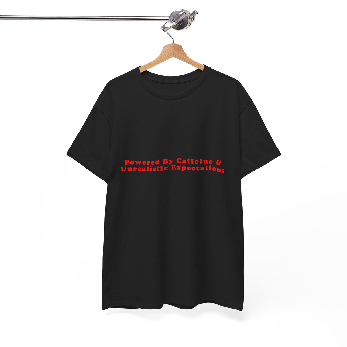 Powered By Caffeine And Unrealistic Expectations – Statement T-Shirt by Electrik Land