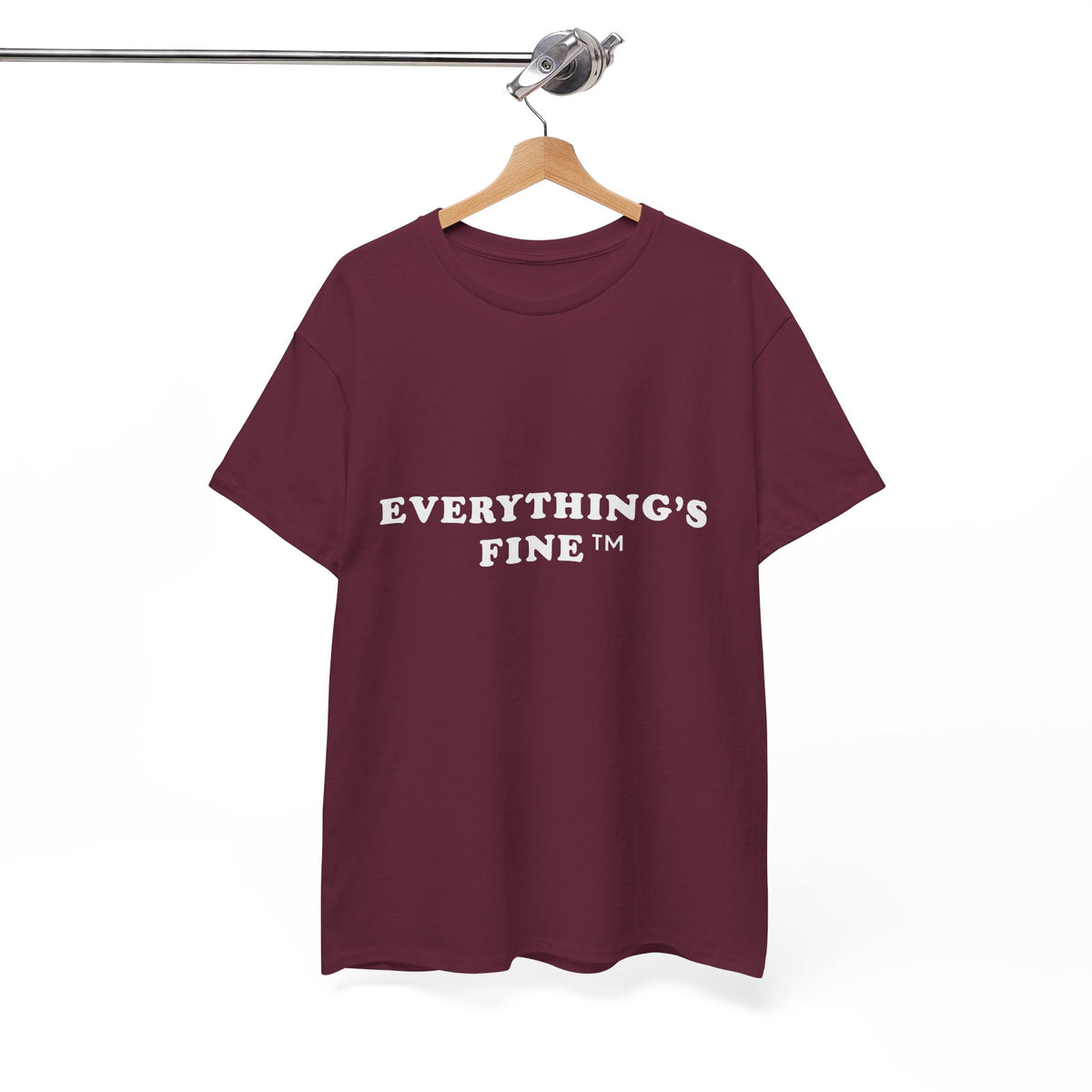 Everything’s Fine T-Shirt for High-Functioning Meltdowns by Electrik Land.