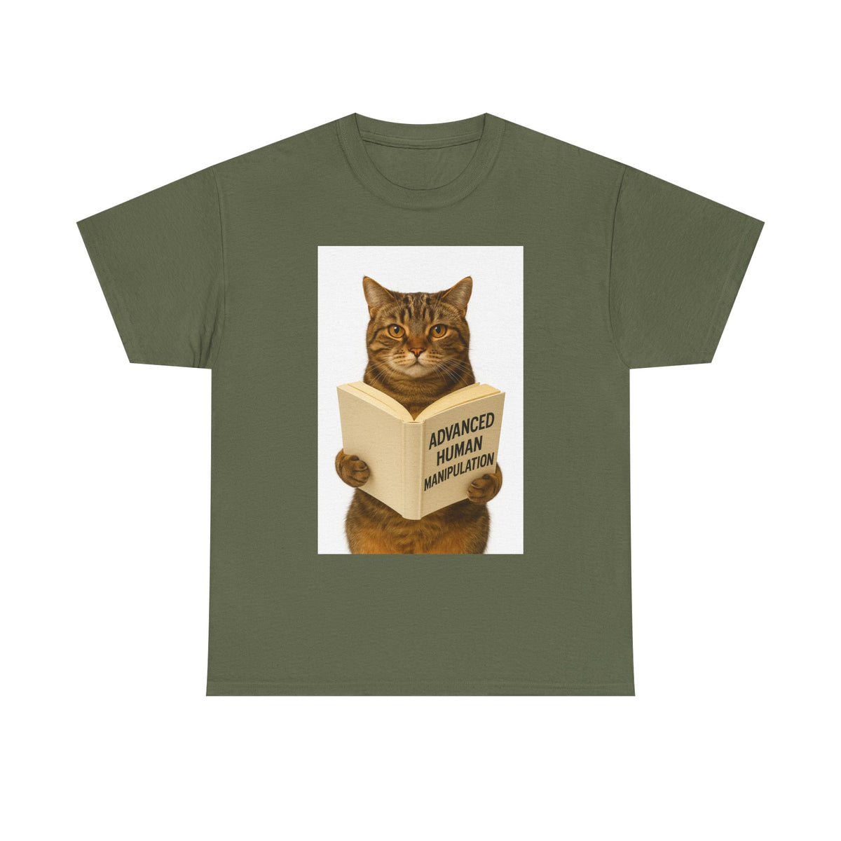 Your Pet Reads a book. Custom T-Shirt.