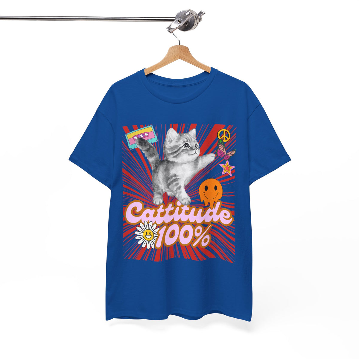Cattitude 100% Y2K Edition - Cat Lovers - Unisex T-shirt