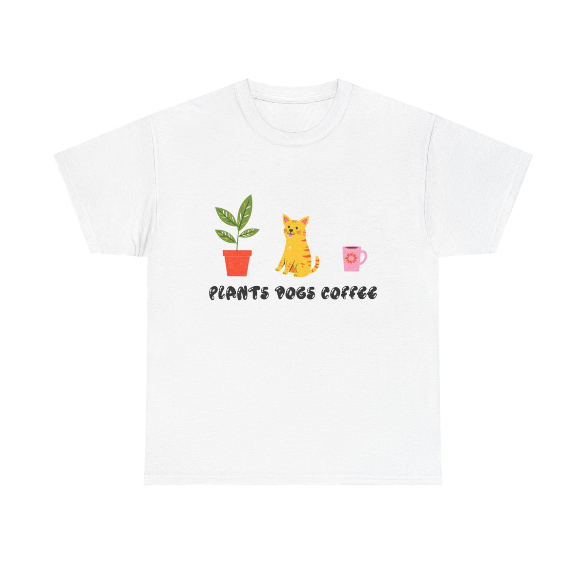 Plants Dogs Coffee Bubble |  Unisex T-shirt