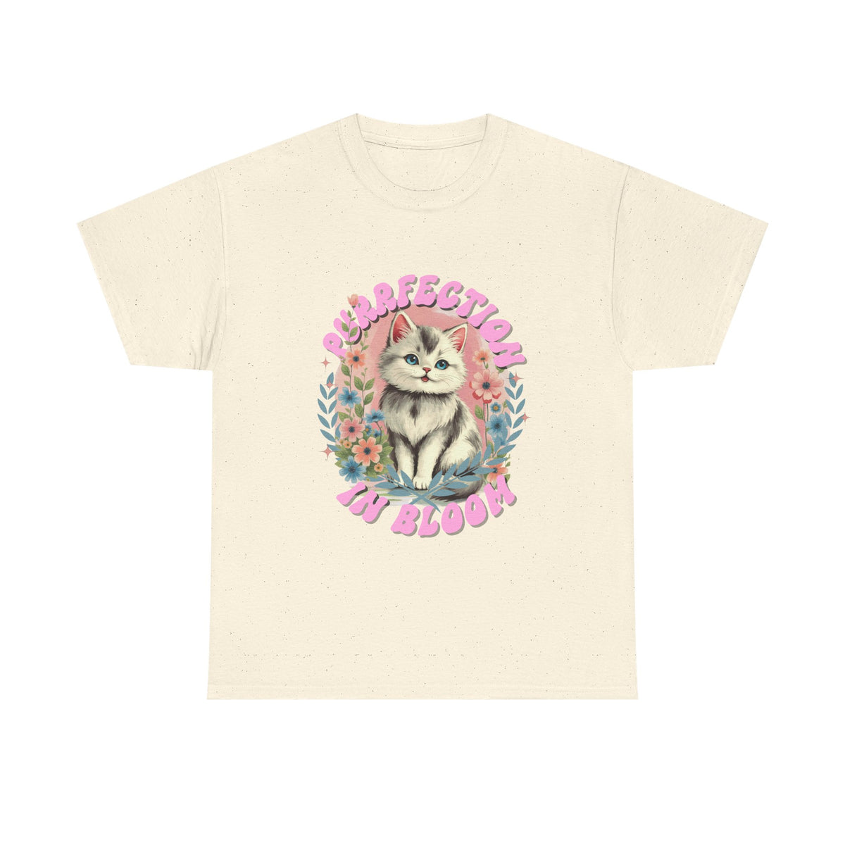 Purrfection In Bloom Cat |  Unisex T-shirt