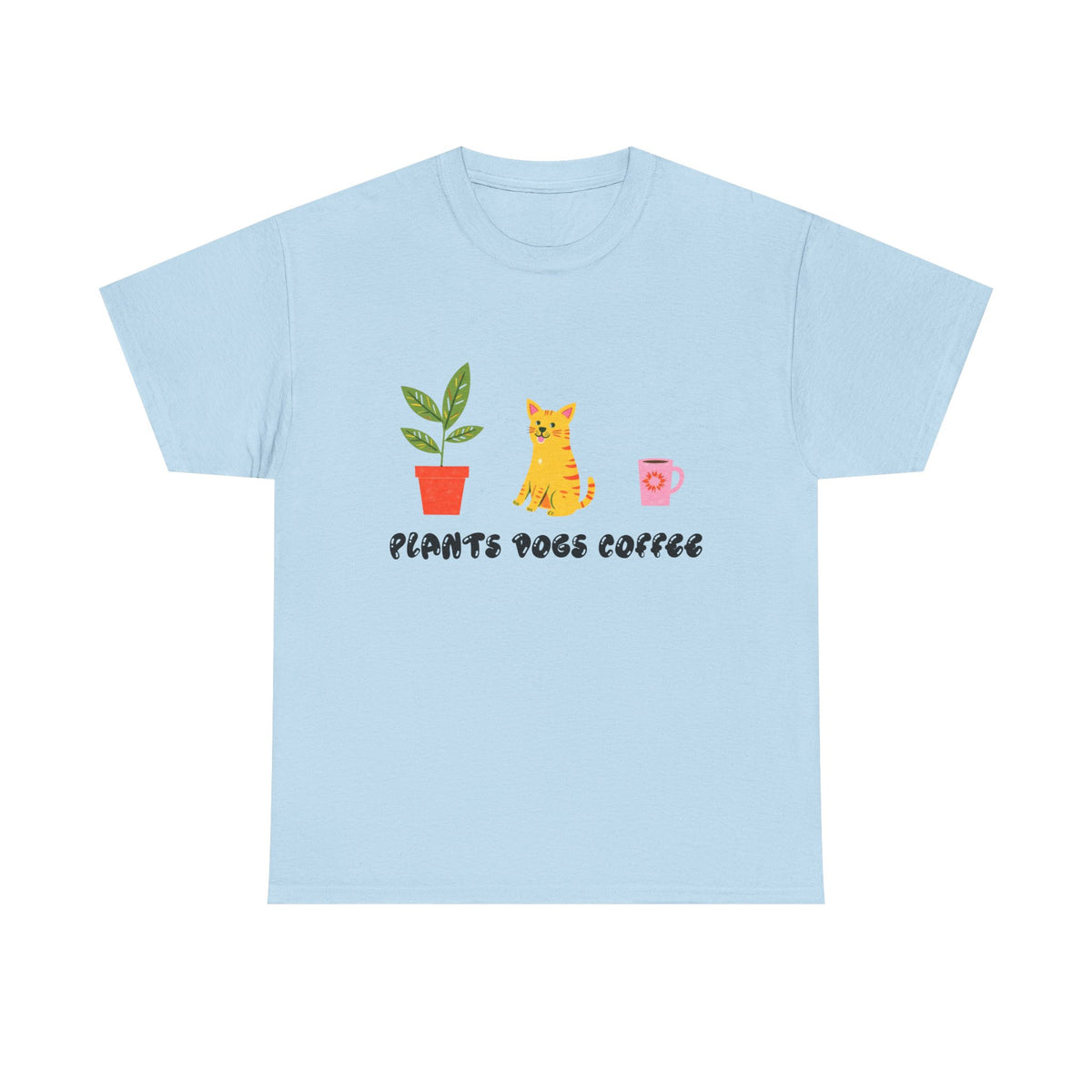 Plants Dogs Coffee Bubble |  Unisex T-shirt
