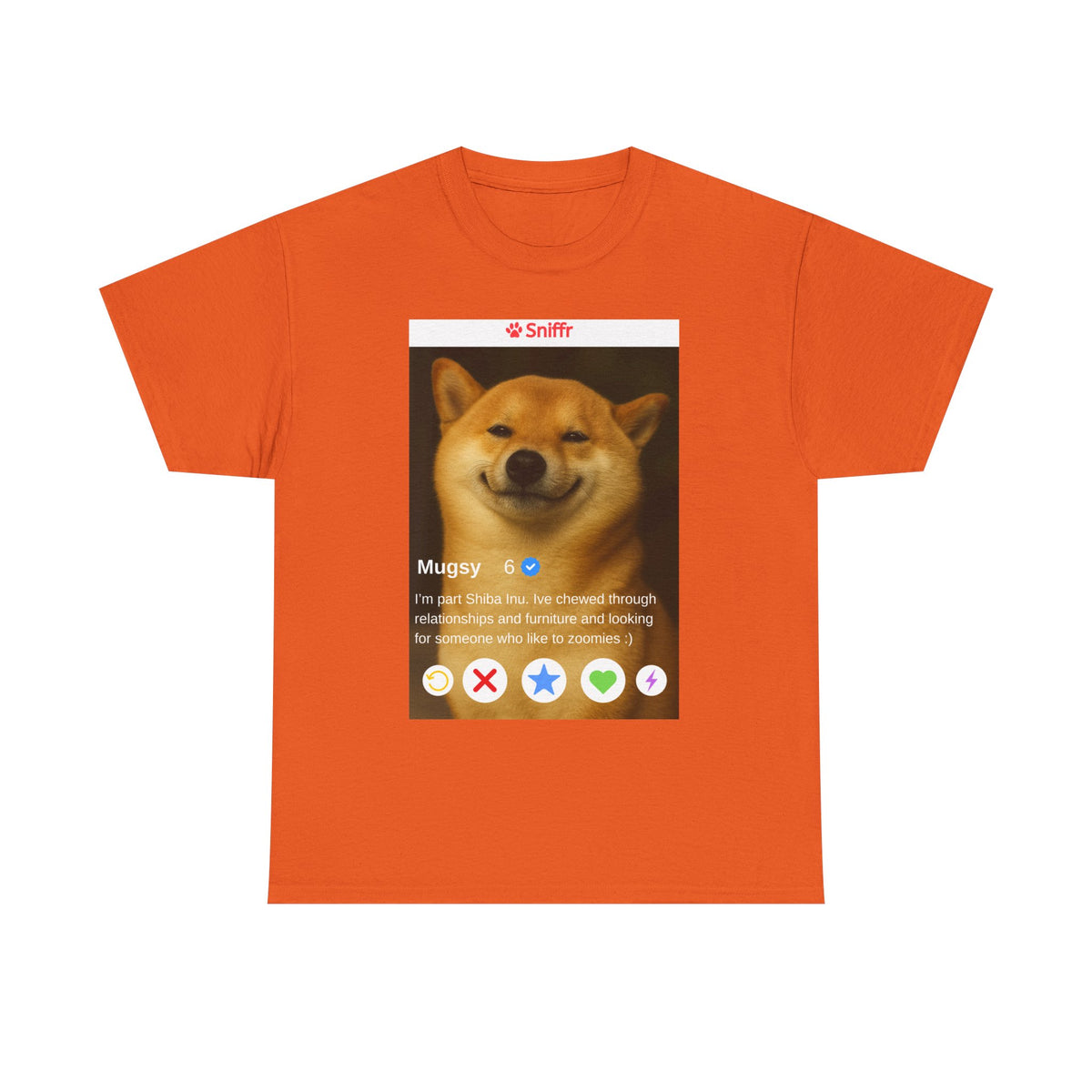 Fake Dating Bio for your Pet  - Custom Unisex Tee