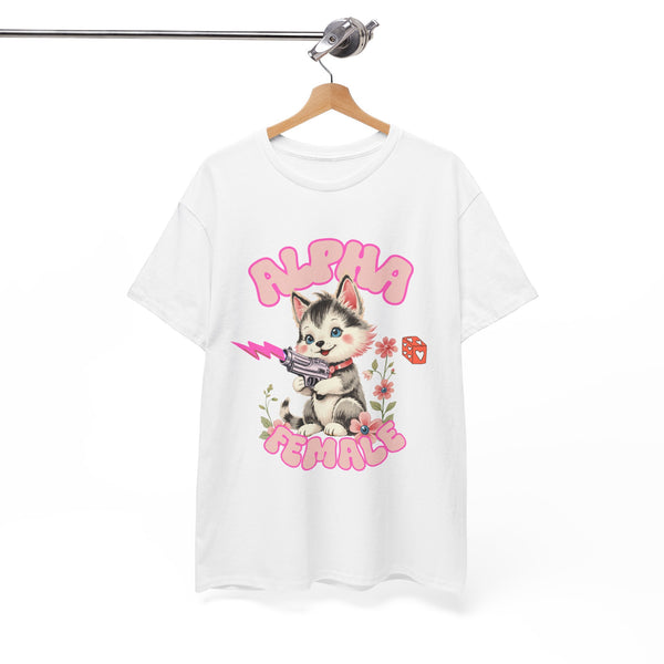 Alpha Female Cat with Ray Gun |  Unisex T-shirt