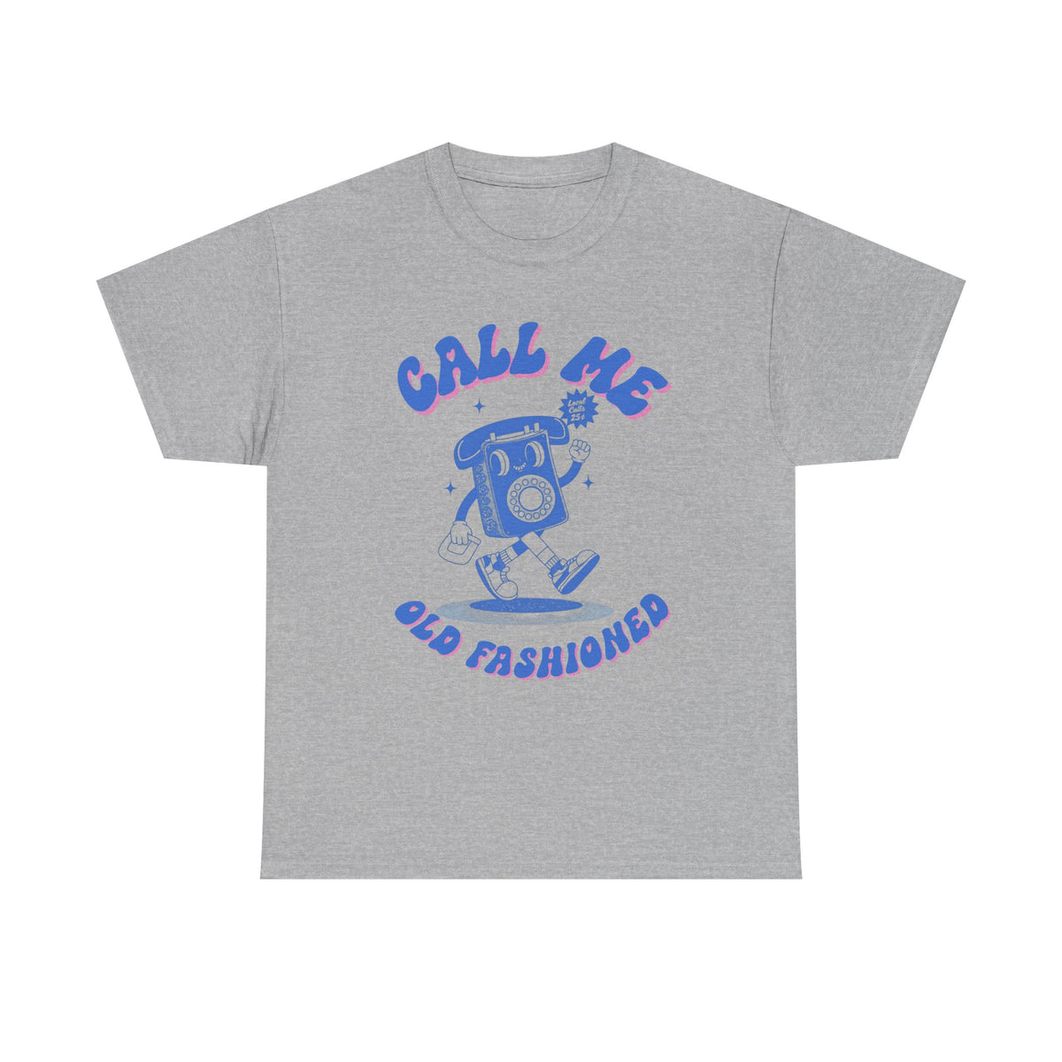 Call Me Old Fashioned Telephone Blue |  Unisex T-shirt