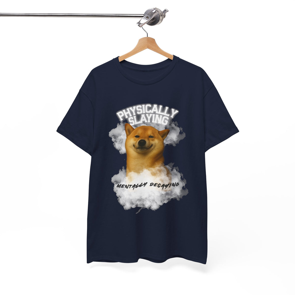 Physically Slaying Mentally Decaying Dog Tee by Electrik Land