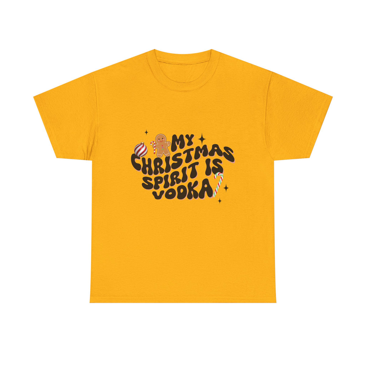 My Christmas Spirit Is Vodka - Unisex T-shirt
