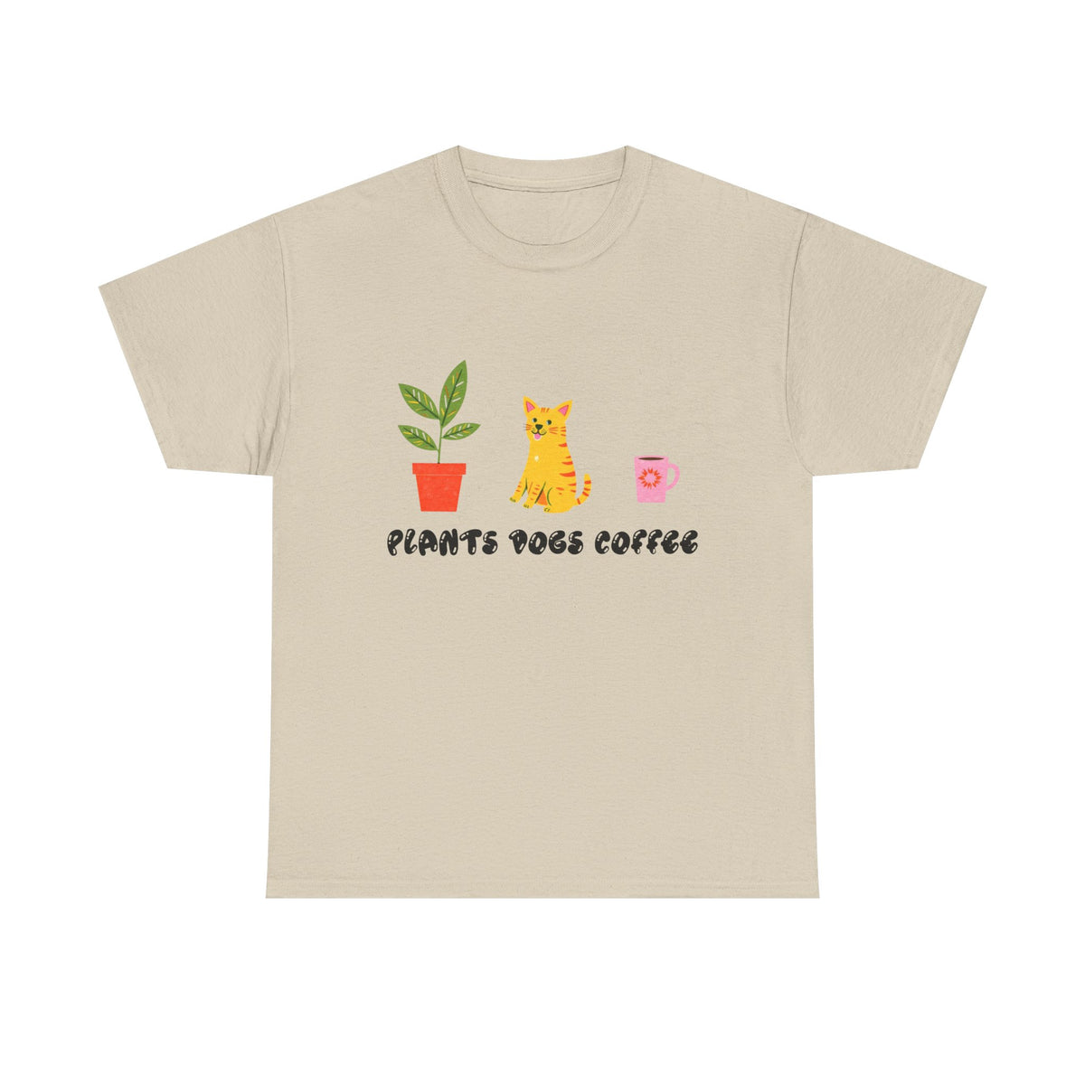 Plants Dogs Coffee Bubble |  Unisex T-shirt