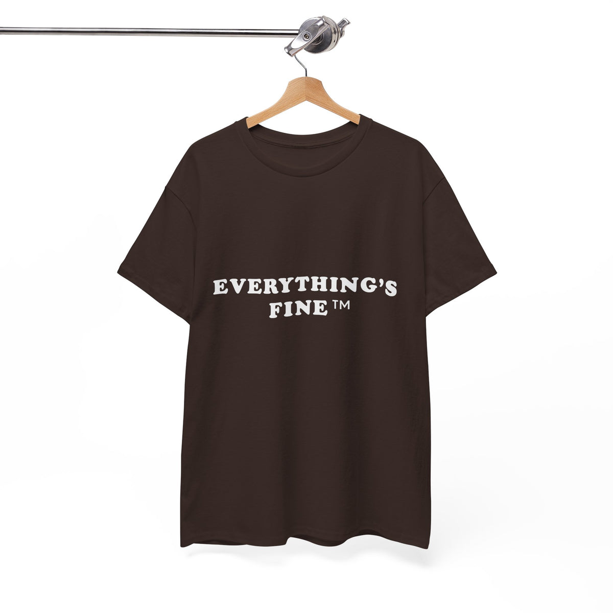Everything’s Fine T-Shirt for High-Functioning Meltdowns by Electrik Land.