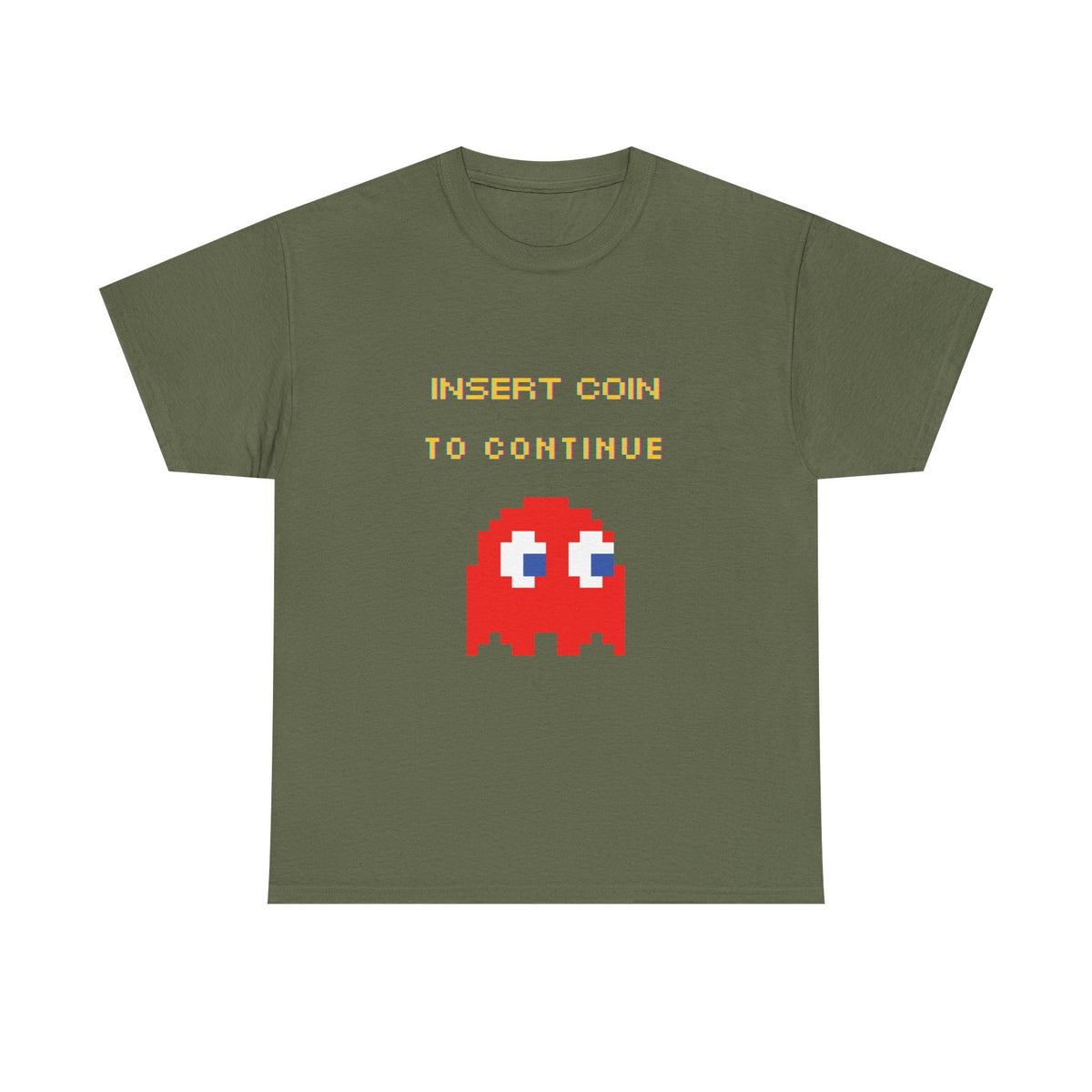 Insert Coin To Continue Pac Man  | Unisex T-shirt
