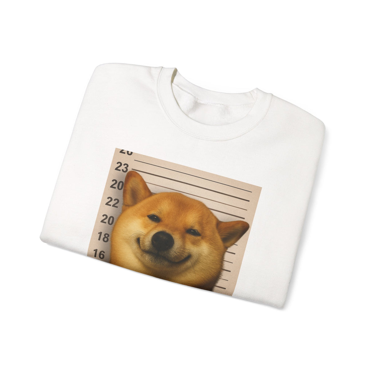 Pet Mugshot Custom Print - Unisex Crew Sweater