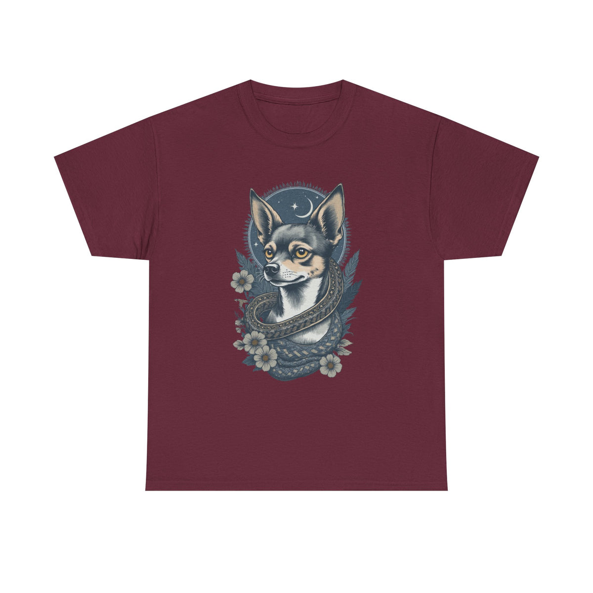 Chihuahua Vintage Style Tattoo Graphic T-Shirt