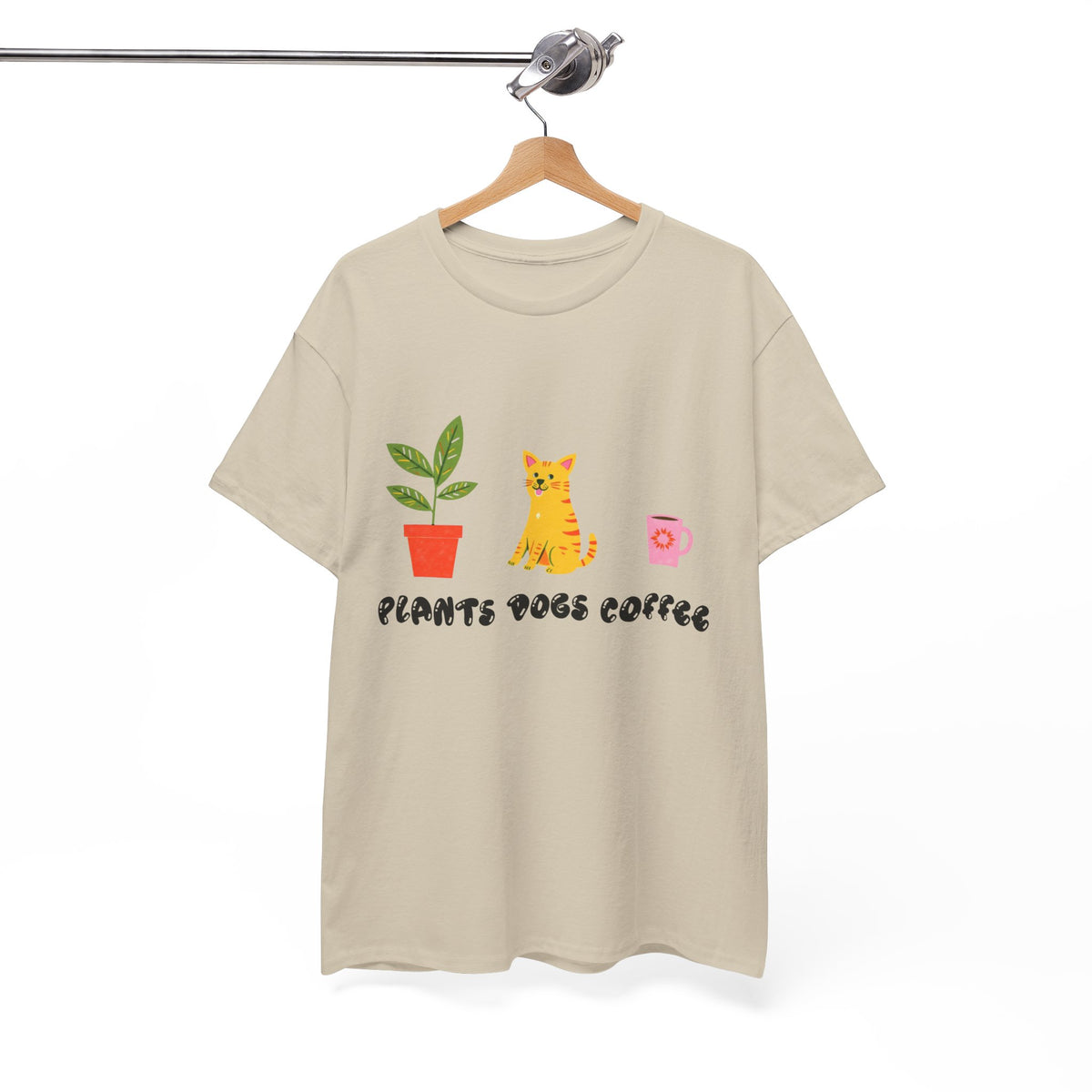 Plants Dogs Coffee Bubble |  Unisex T-shirt
