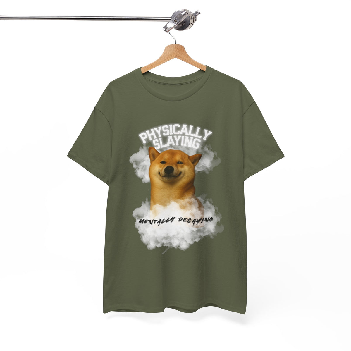 Physically Slaying Mentally Decaying Dog Tee by Electrik Land