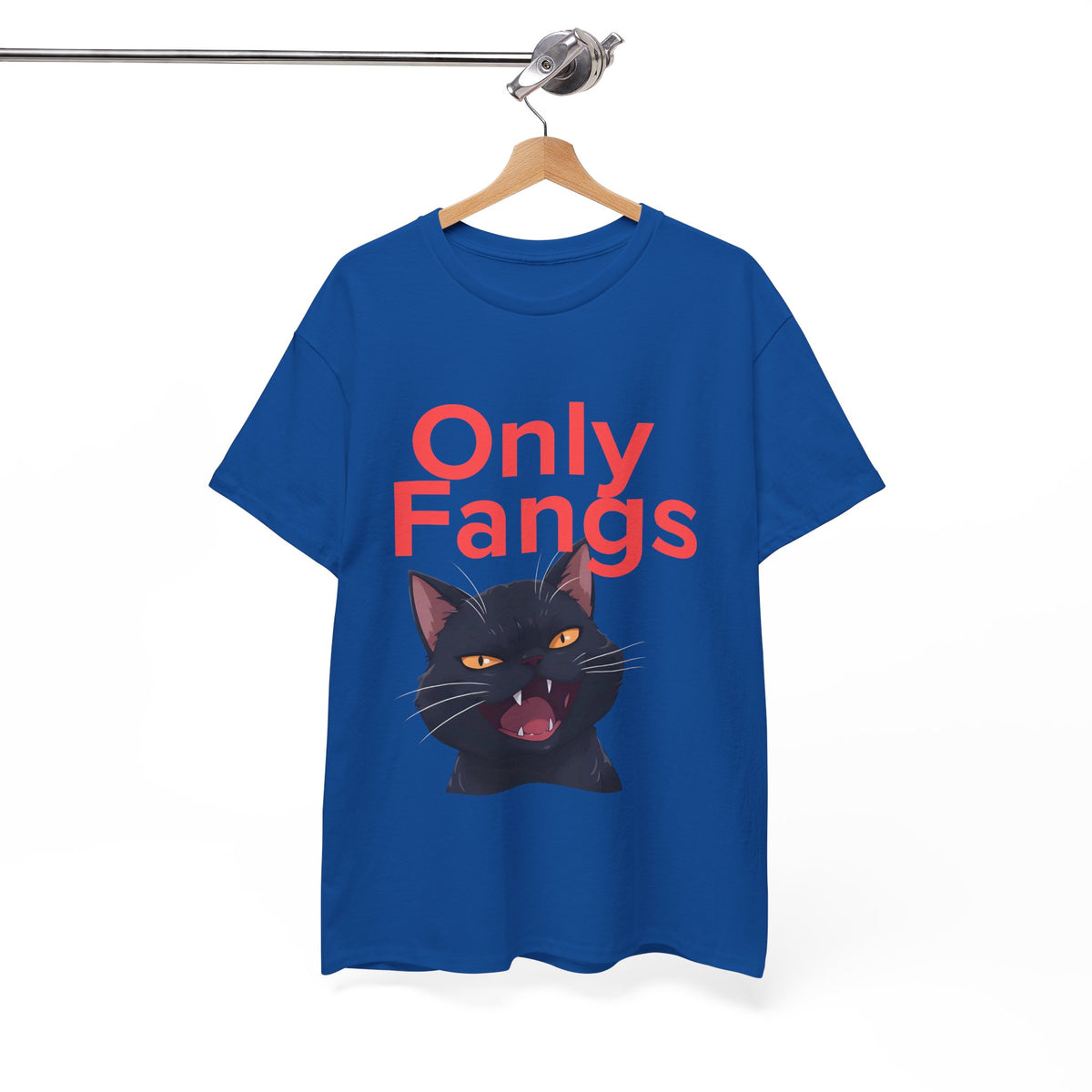 Only Fangs Anime Cat  - Unisex T-shirt