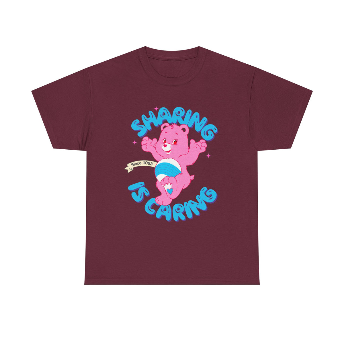 Sharing is Caring Pink/ Blue | Care Bear Unisex T-shirt