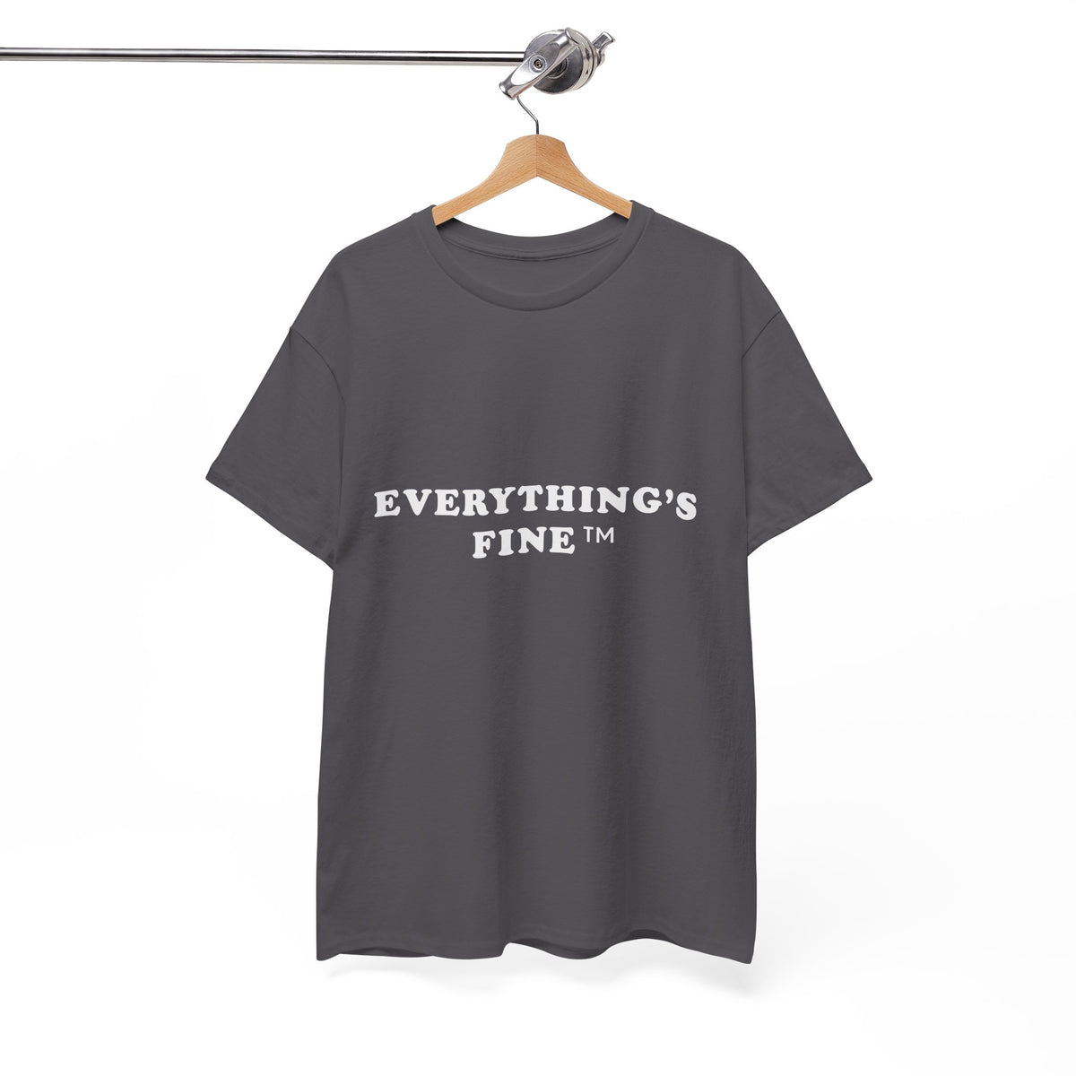 Everything’s Fine T-Shirt for High-Functioning Meltdowns by Electrik Land.