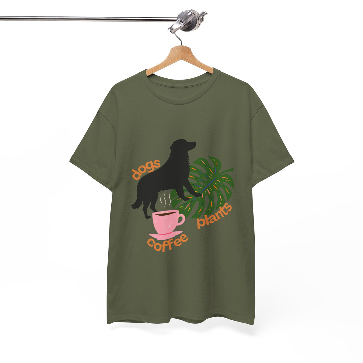 Plants Coffee Dogs  | Unisex T-shirt