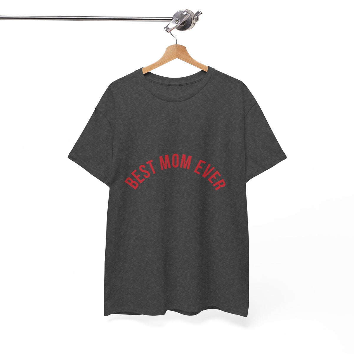 Best Mom Ever – Minimalist Block Font T-Shirt by Electrik Land