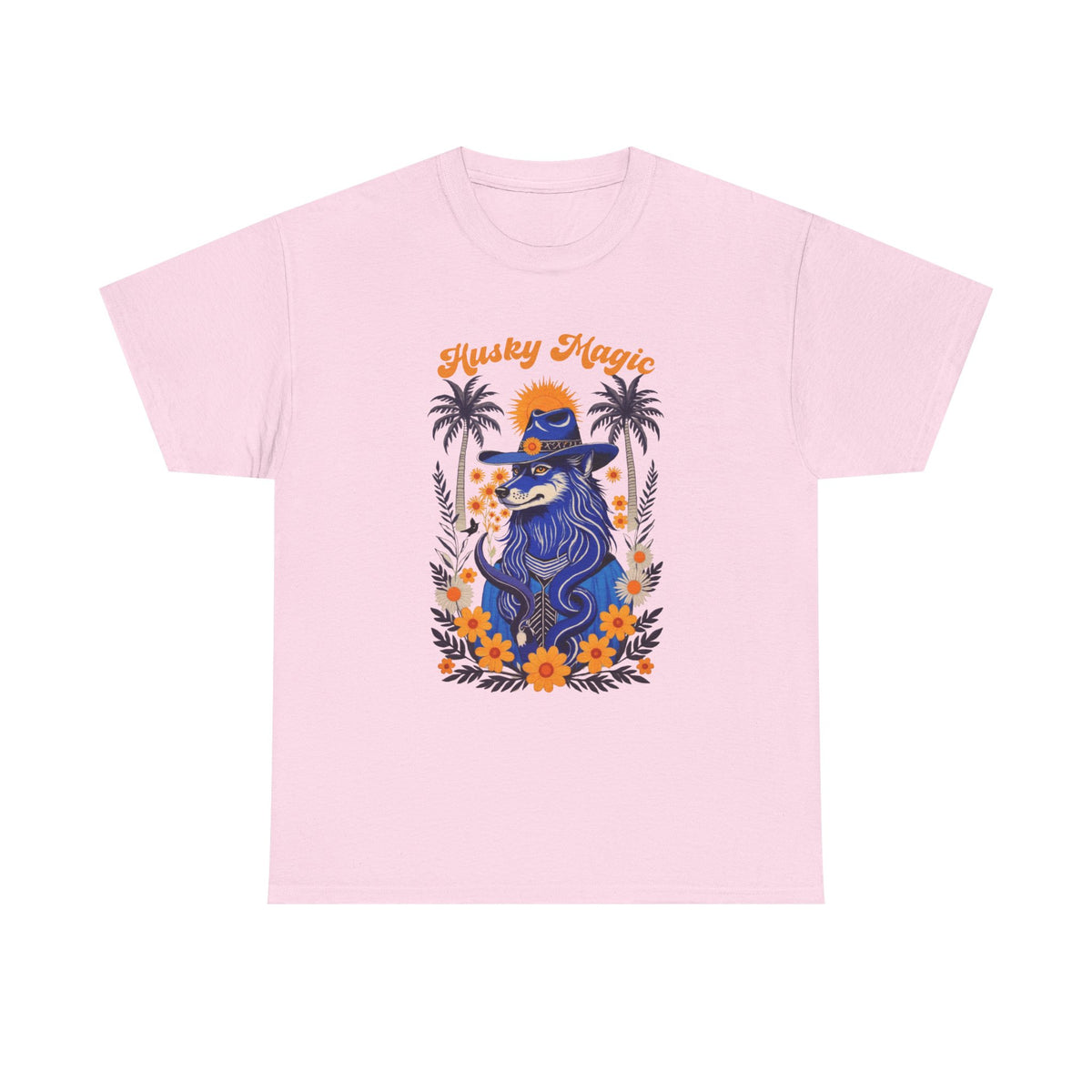 Husky French Vintage Print Aesthetic Tee by Electrik Land