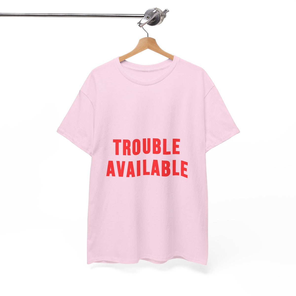 Trouble Available T-Shirt for Chaos-Curious Nights by Electrik Land.