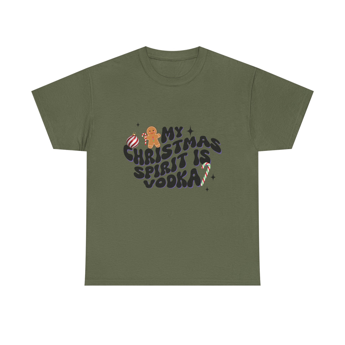 My Christmas Spirit Is Vodka - Unisex T-shirt