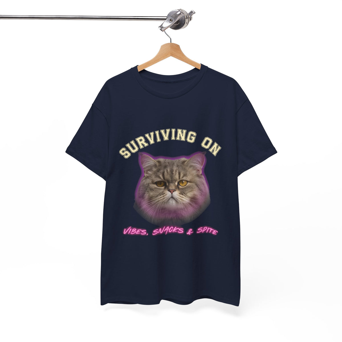 Surviving On Vibes Snacks & Spite |  T-Shirt by Electrik Land