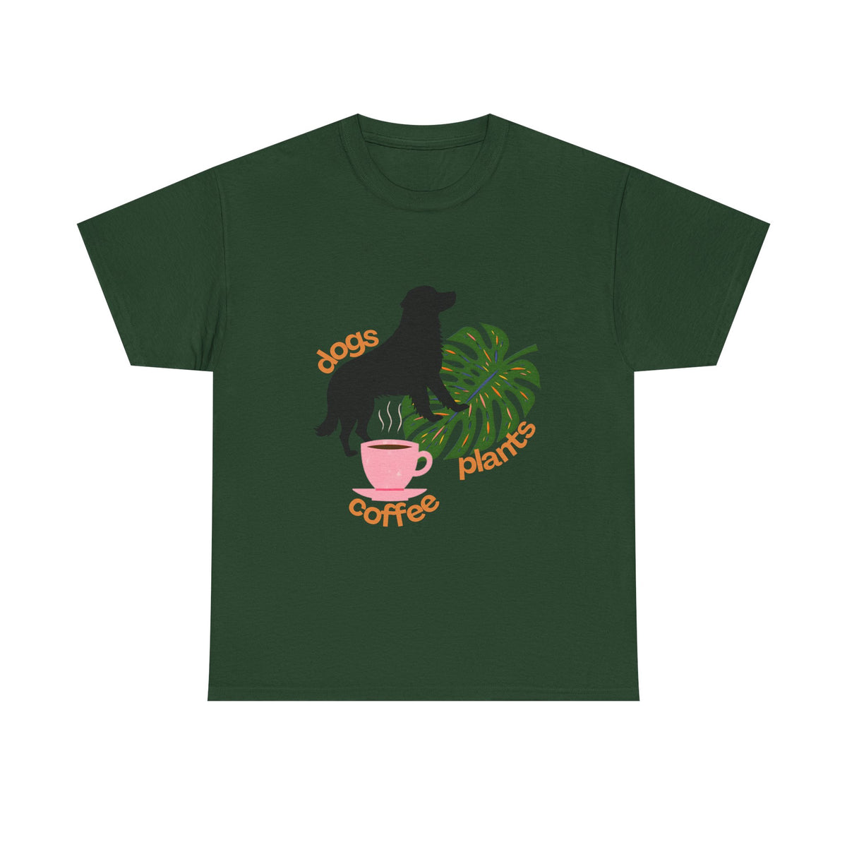 Plants Coffee Dogs  | Unisex T-shirt