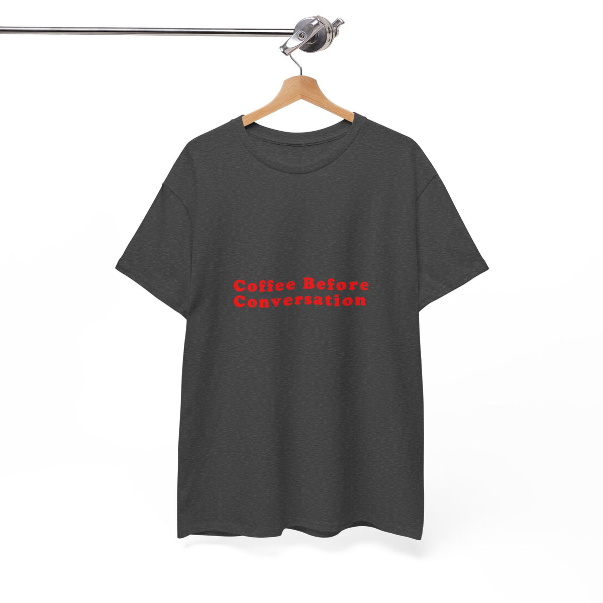 Coffee Before Conversation – Statement T-Shirt by Electrik Land