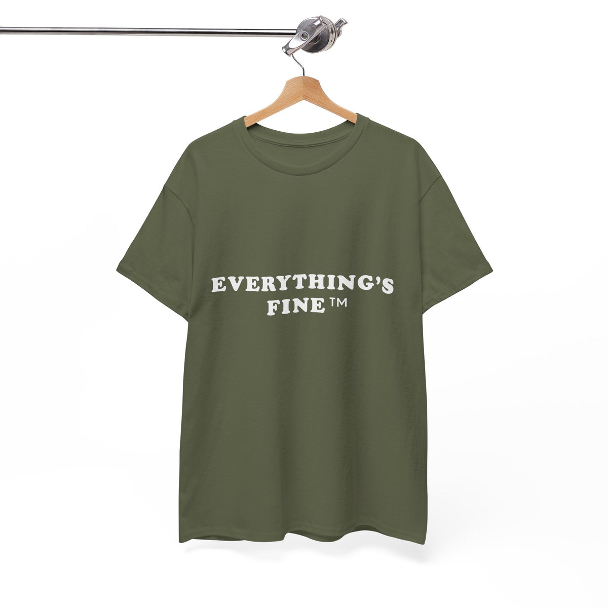 Everything’s Fine T-Shirt for High-Functioning Meltdowns by Electrik Land.