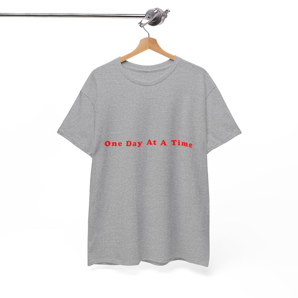One Day At A Time – Statement T-Shirt by Electrik Land