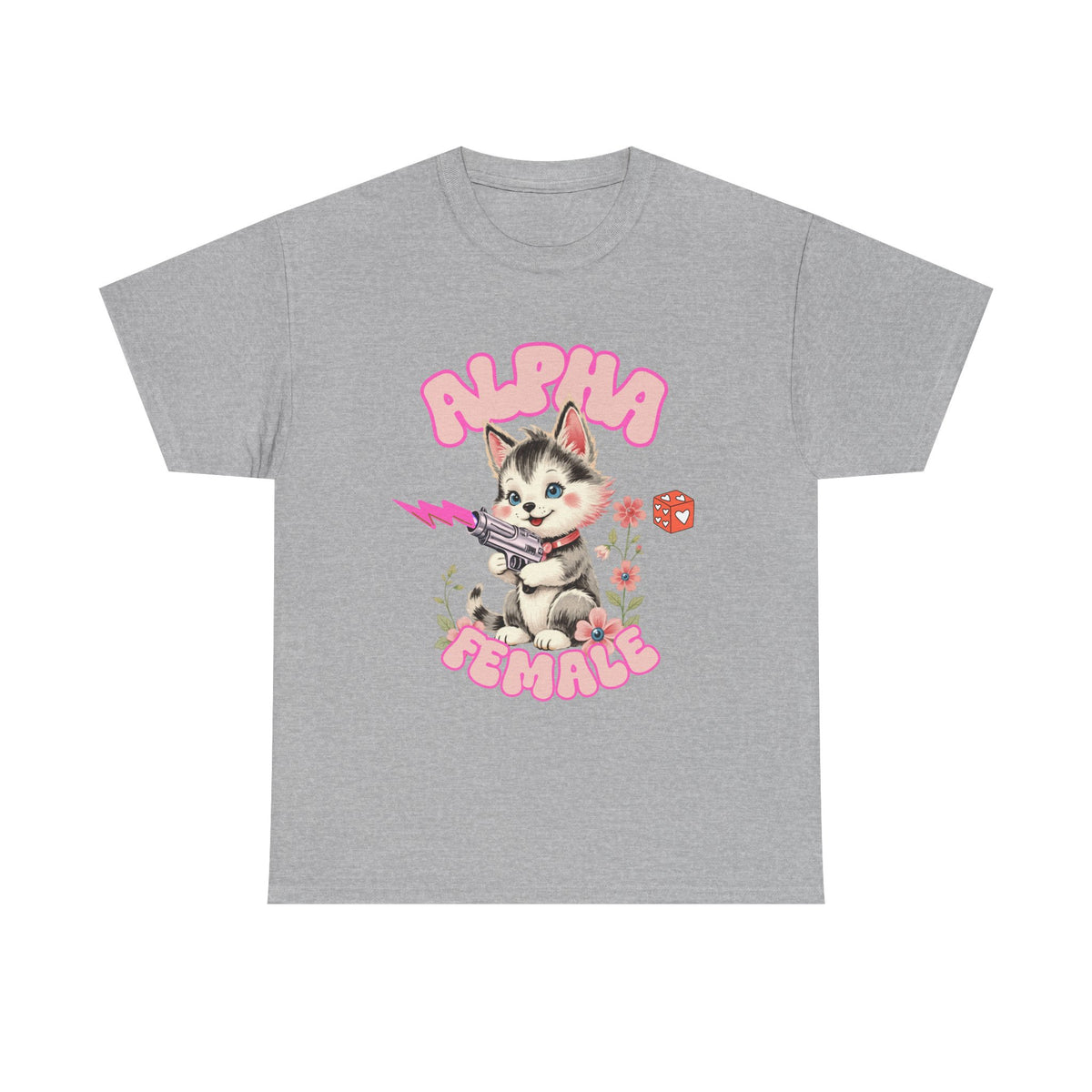 Alpha Female Cat with Ray Gun |  Unisex T-shirt