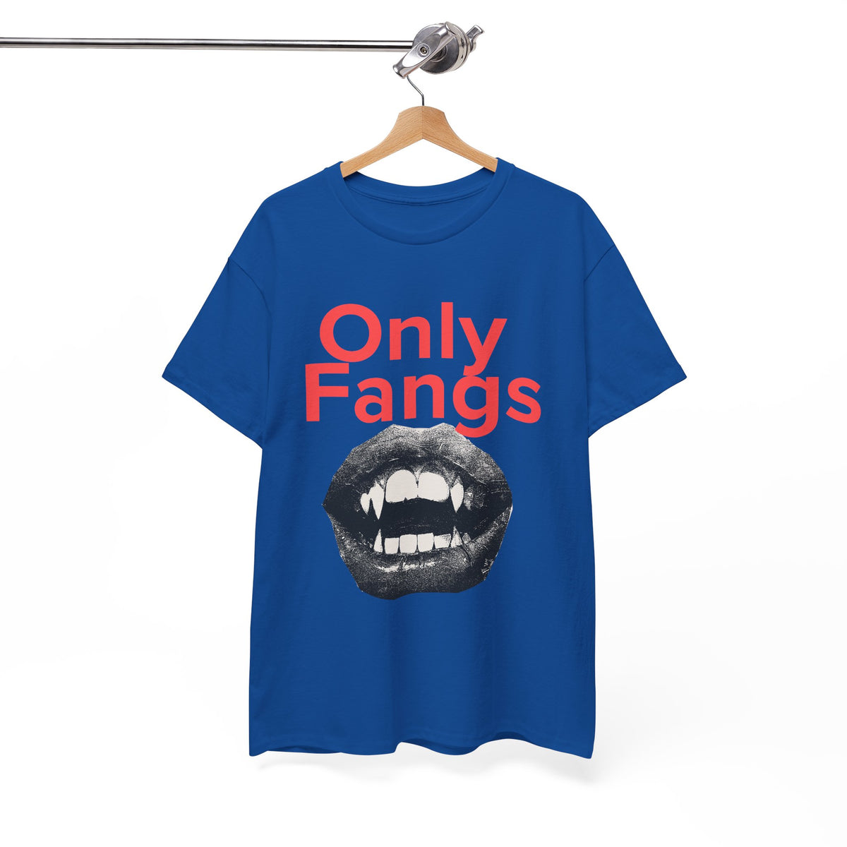 Only Fangs Grunge Vampire Mouth  - Unisex T-shirt