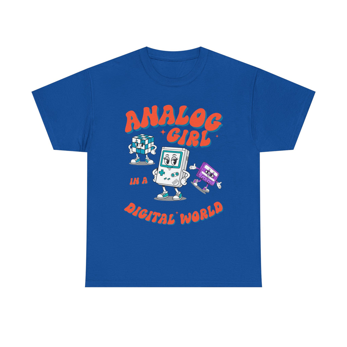 Analog Girl in a Digital World Retro  | Unisex T-shirt