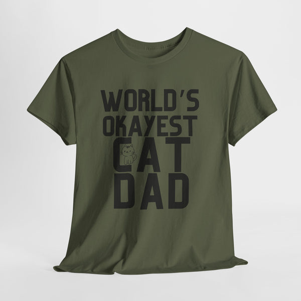 World's Okayest Cat Dad - Unisex T-shirt