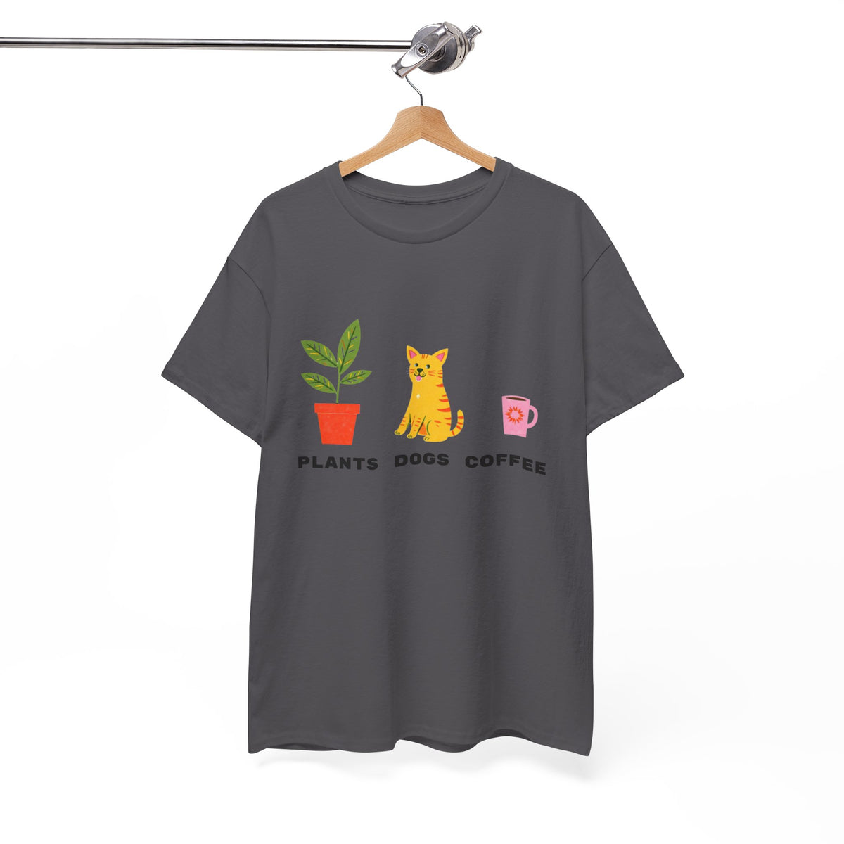 Plants Dogs Coffee Cute |  Unisex T-shirt