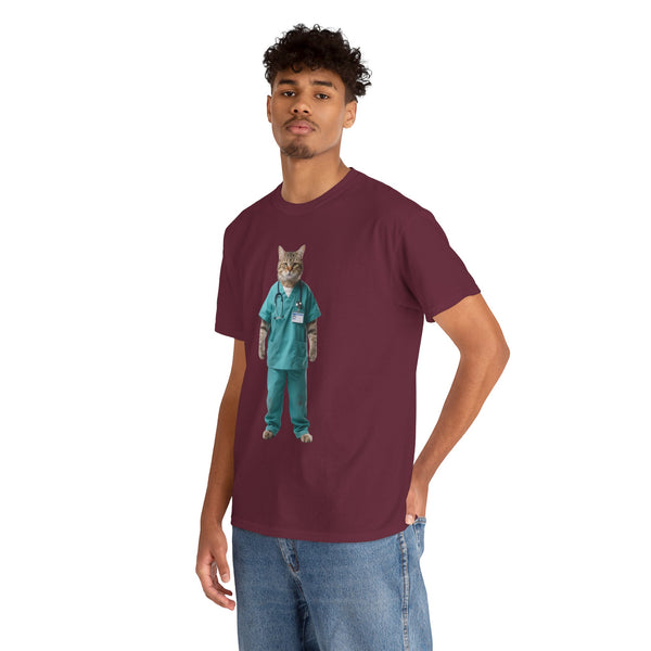 Medical Worker Cat - Pets With Day Jobs Unisex T-Shirt