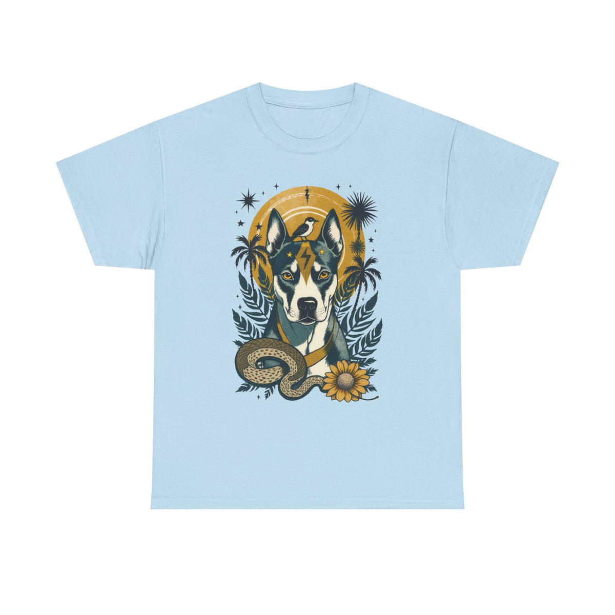 Pit Bull Vintage Style Tattoo graphic T-Shirt