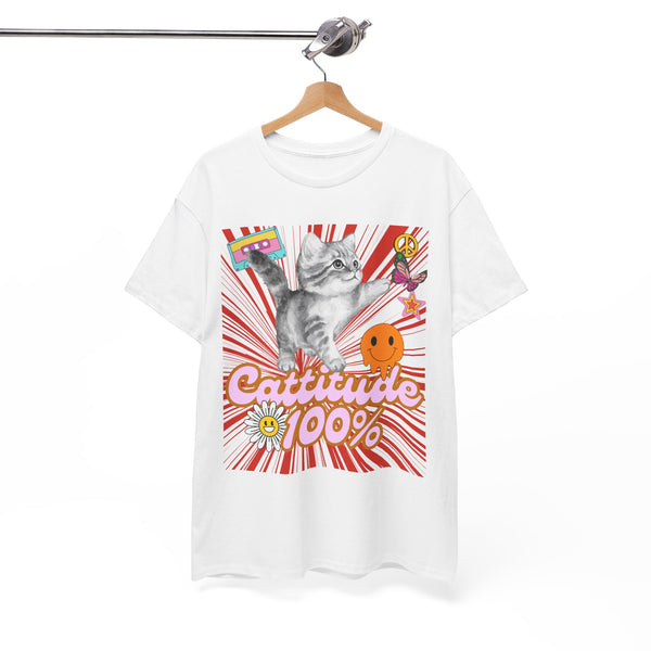 Cattitude 100% Y2K Edition - Cat Lovers - Unisex T-shirt