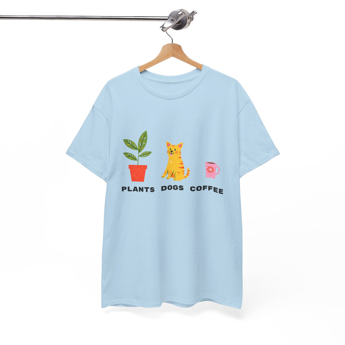 Plants Dogs Coffee Cute |  Unisex T-shirt