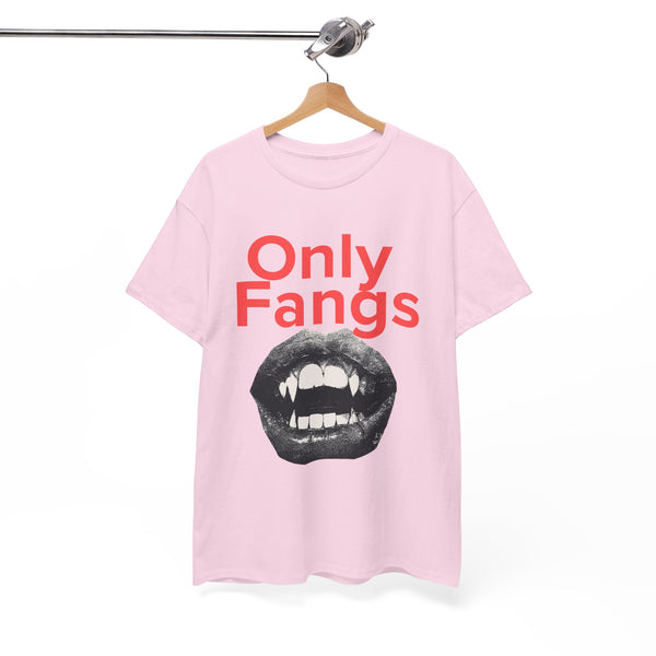 Only Fangs Grunge Vampire Mouth  - Unisex T-shirt