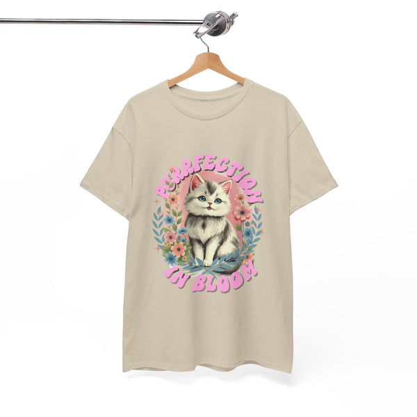 Purrfection In Bloom Cat |  Unisex T-shirt
