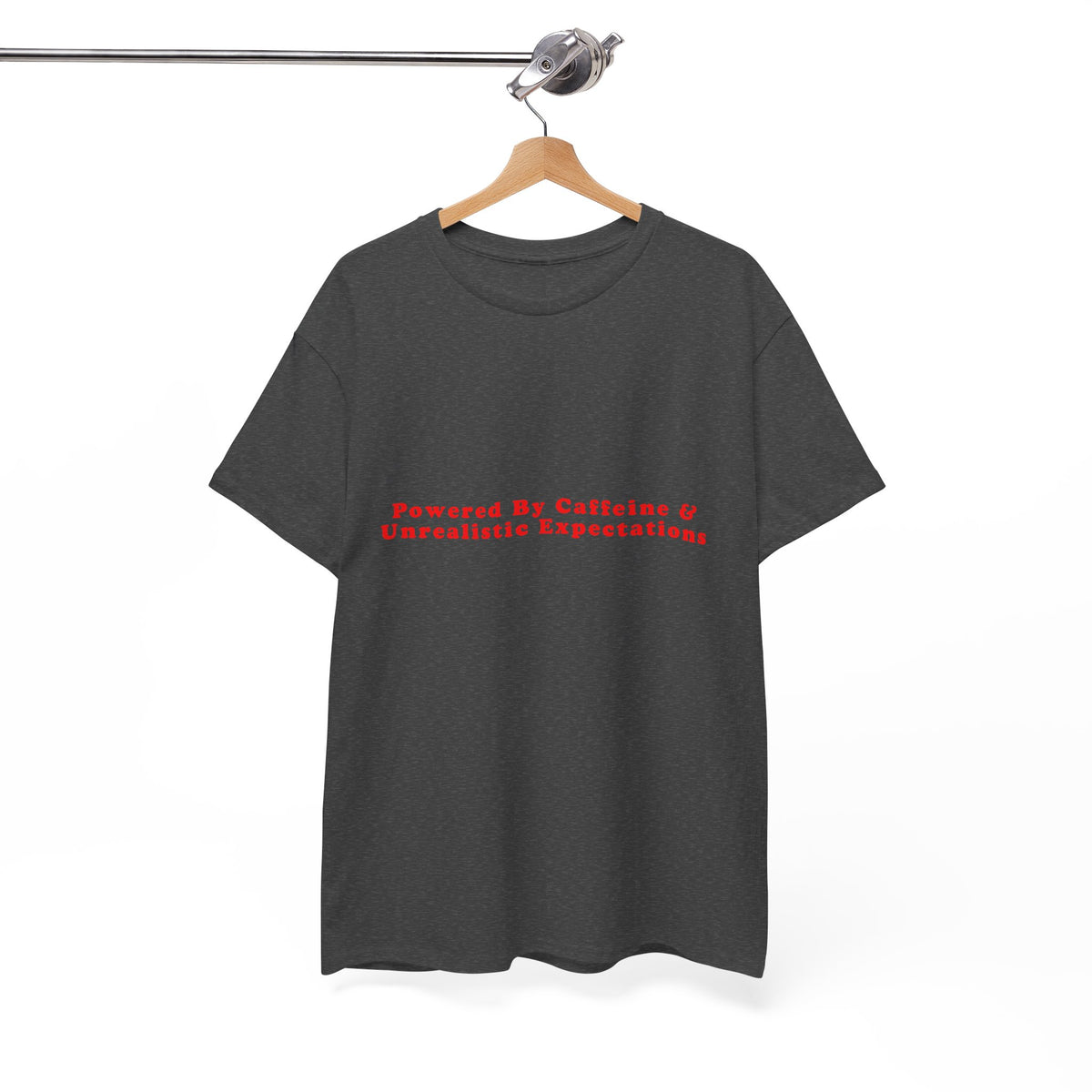 Powered By Caffeine And Unrealistic Expectations – Statement T-Shirt by Electrik Land